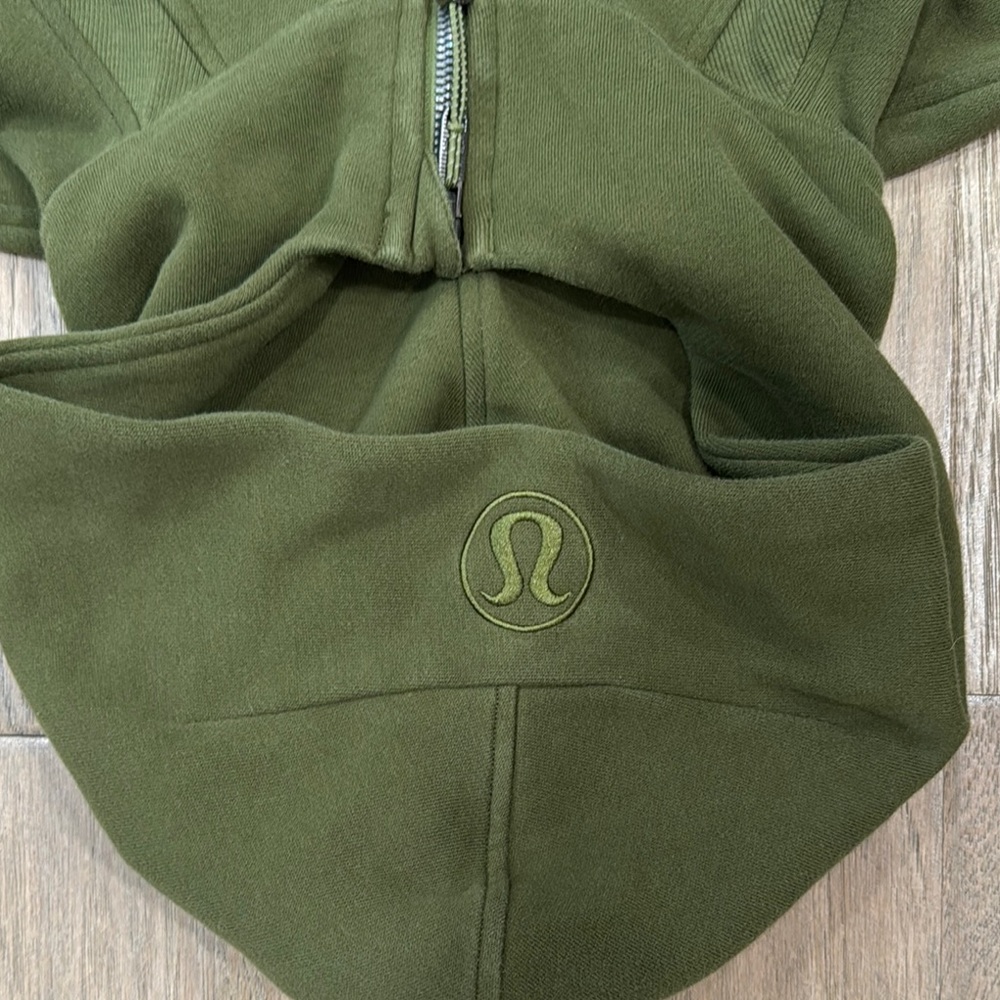 Lululemon Scuba Oversized Full-Zip Hoodie Ether Green Size XS/S - Picture 7 of 16